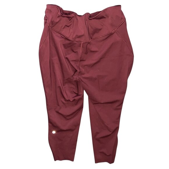 Lululemon Like New Swift Speed High-Rise Tight -  Sz 18 Womens Burgundy - Picture 5 of 7